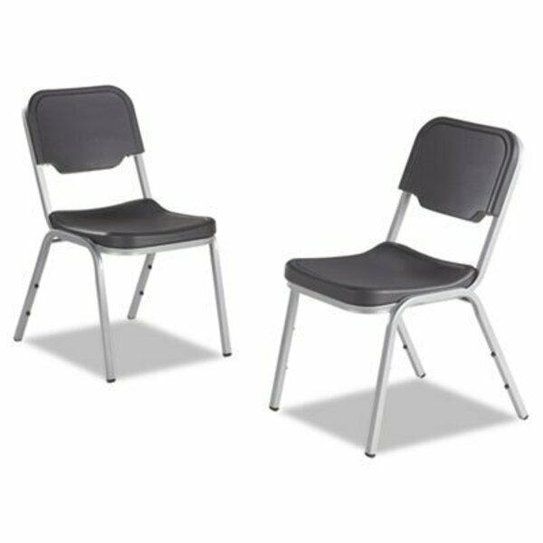 Iceberg CHAIR, STACK, 4/CT, BK 64111